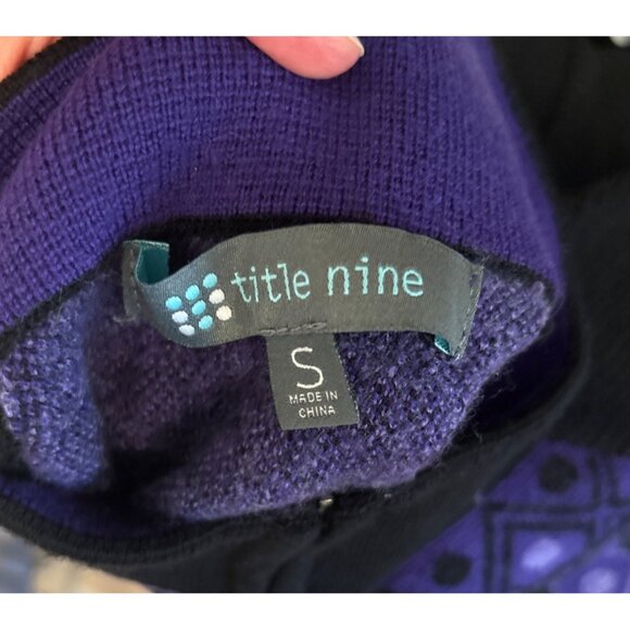 Title Nine 100% Merino Wool Long Sleeve Full Zip Cardigan Size Small - Picture 3 of 9